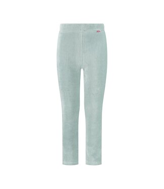 MAYCE Meisjes flair broek rib velours - Powder blauw