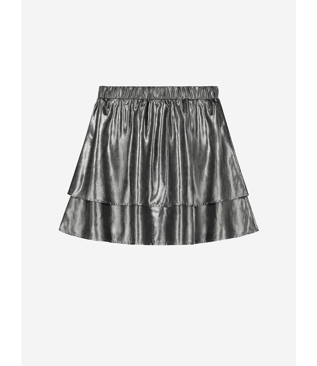 Nik&Nik Meisjes rok - Thirza - Donker zilver