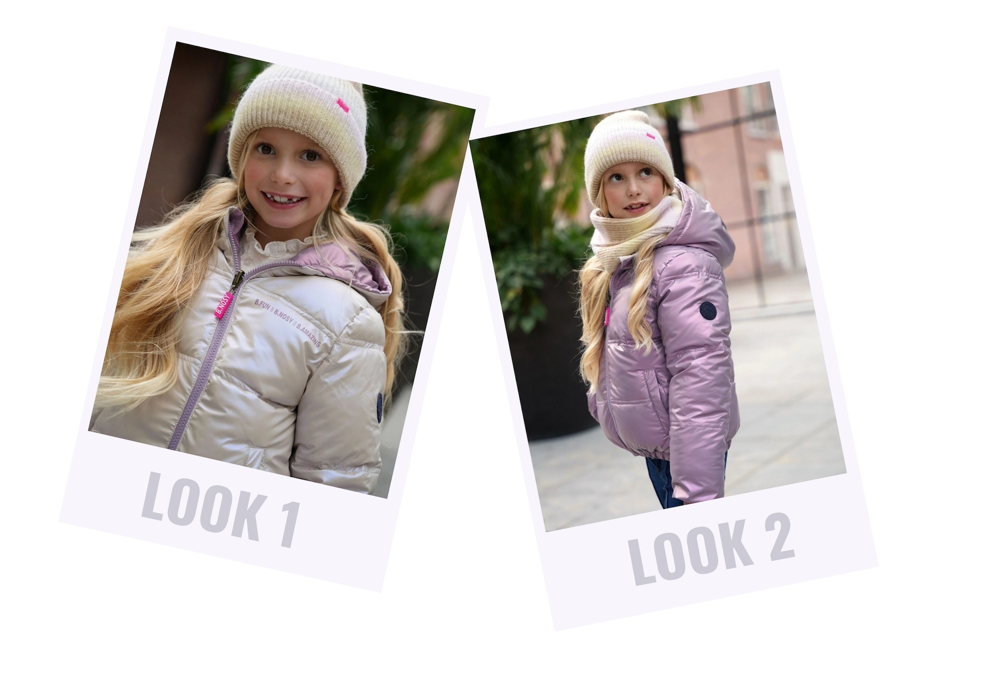 Reversible winterjassen voor meiden