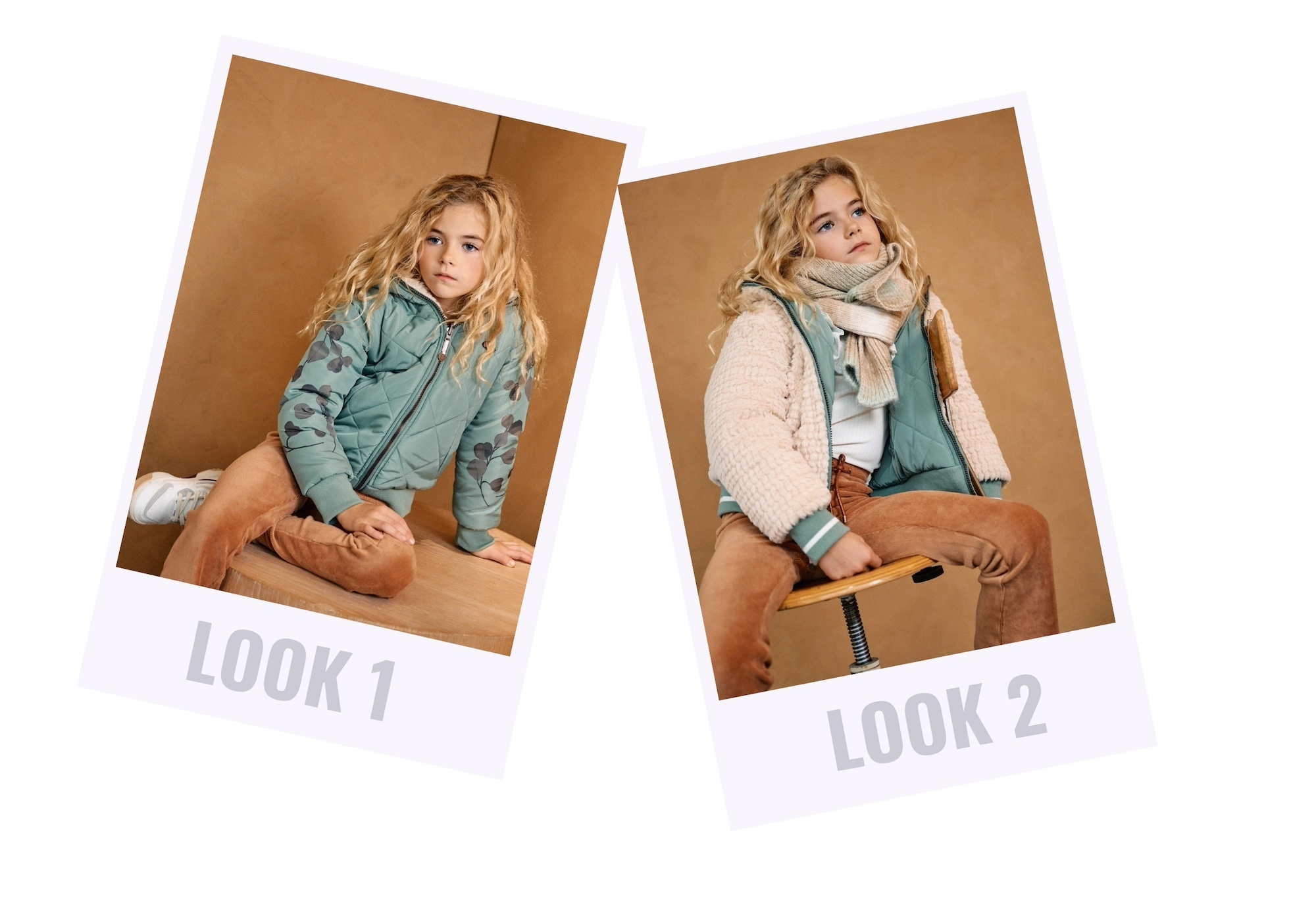 Reversible winterjas voor meisjes