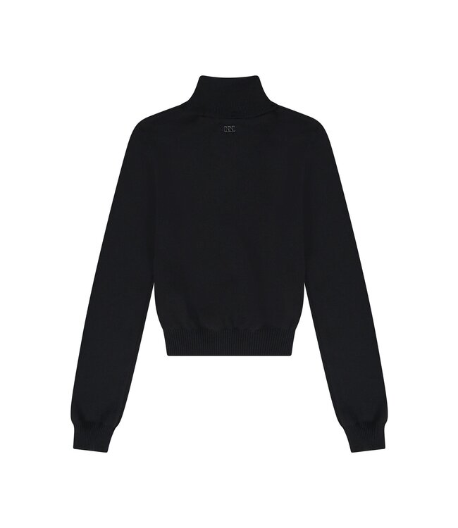 Nik&Nik Meisjes trui - Ossi - Zwart