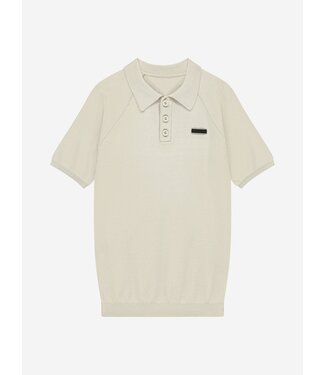 Nik&Nik Jongens polo shirt gebreid - Joel - Beige