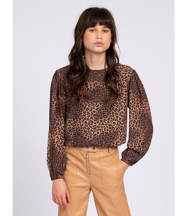 Nik&Nik Meisjes blouse - Neo - Mountain Lion