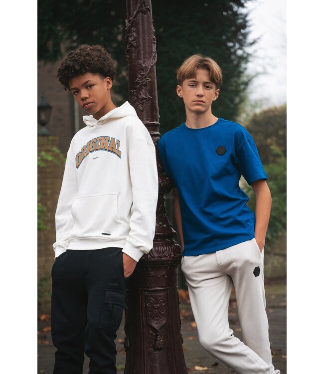 Nik&Nik Jongens sweat broek - Icon - Beige