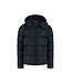 Malelions Winterjas Patch Puffer - Navy blauw