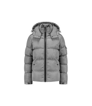 Malelions Winterjas Patch Puffer - Grijs