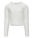 Kids ONLY Zomer top meisjes wit - Stretch Fit - Kognella
