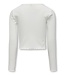 Kids ONLY Zomer top meisjes wit - Stretch Fit - Kognella