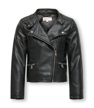 Kids ONLY Zomer biker jasje meisjes zwart - Kogfreya