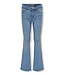 Kids ONLY Zomer jeans broek meisjes blauw - Flared Fit - Kogroyal