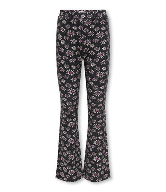 Kids ONLY Zomer broek meisjes zwart - Flared Fit - Kogpaige