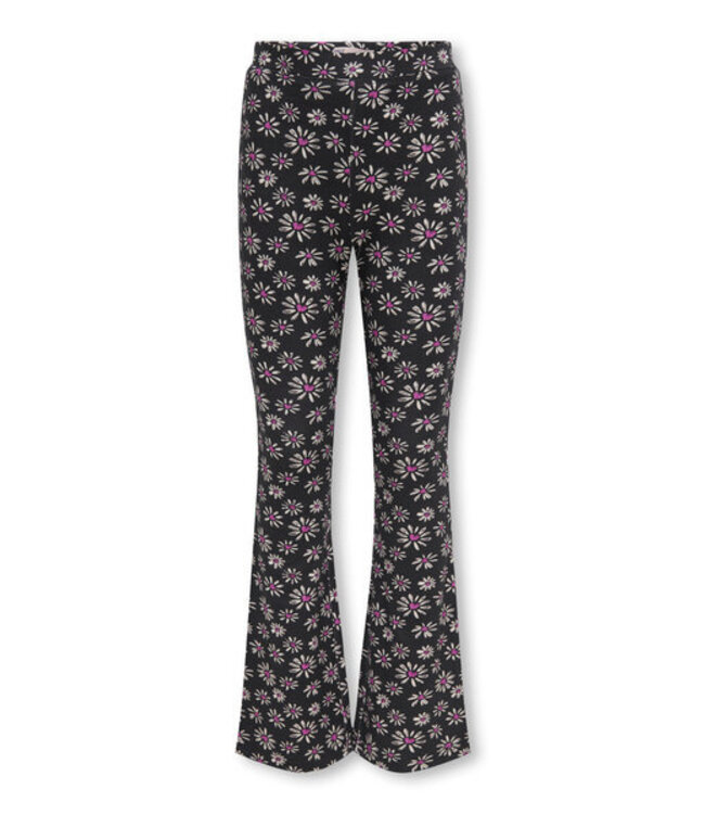 Kids ONLY Zomer broek meisjes zwart - Flared Fit - Kogpaige