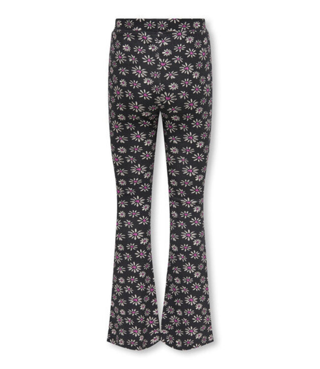 Kids ONLY Zomer broek meisjes zwart - Flared Fit - Kogpaige