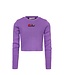 LOOXS 10sixteen Zomer top meisjes rib longsleeve - Paars
