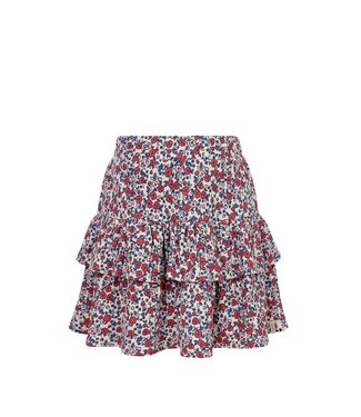 LOOXS Little Zomer rok meisjes jersey crinkle - AOP bloemen multi