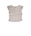 NoBell Zomer top meisjes Licht goud - pailletten - Teddy