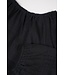 NoBell Zomer blouse meisjes Zwart - embroidery chiffon - Timre