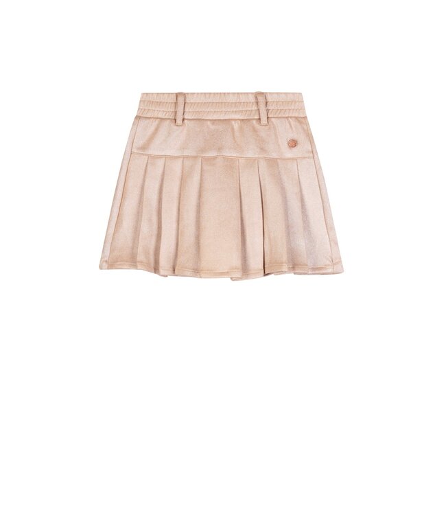 NoNo Zomer skort meisjes Licht goud - suede folie print - Sella