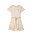 NoNo Zomer jurk meisjes Ivoor wit - embroidery mesh - Mireal