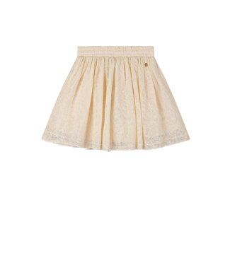 NoNo Zomer rok meisjes Ivoor wit - embroidery mesh - Ninu