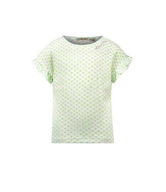 Like Flo Zomer shirt meisjes Mint groen - ruffel mouw