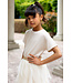 Like Flo Zomer shirt meisjes Beige - lurex strepen