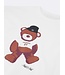 Nik&Nik Meisjes sweat shirt - Bear - Off wit