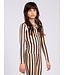 Nik&Nik Meisjes top - Striped - Amandel bruin