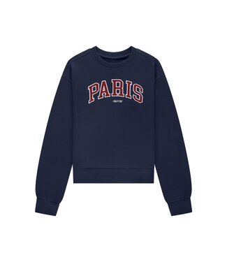 Nik&Nik Meisjes sweat shirt - Paris - Konings blauw