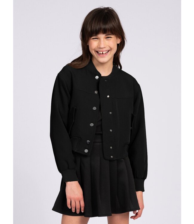 Nik&Nik Meisjes bomber jack - Nina - Zwart