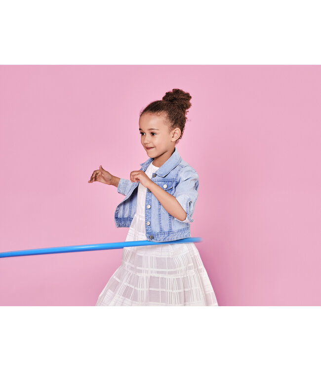 Someone Zomer jurk mouwloos meisjes - ecru - anouk