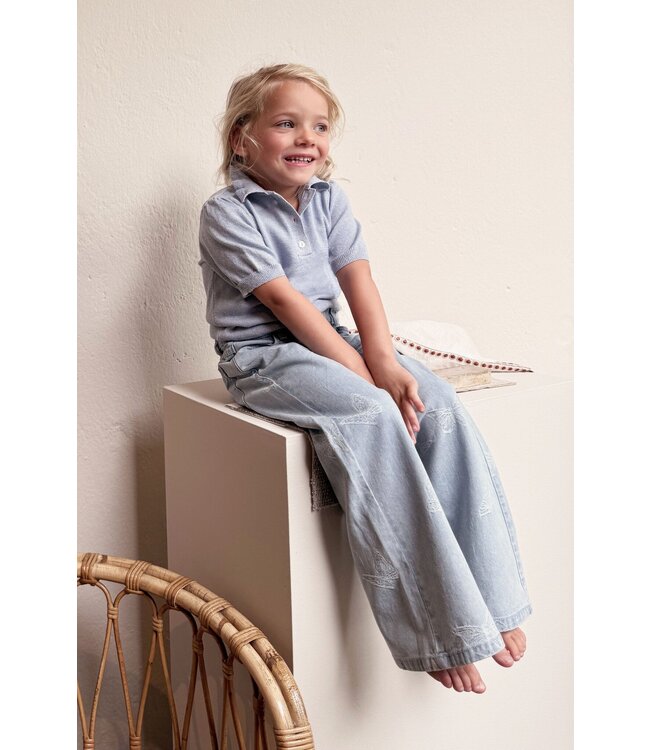 Someone Zomer trui meisjes - blauw - anouk