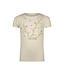 Le Chic Zomer t-shirt meisjes Ivoor wit - parels & bloemen - Nommy