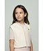 Le Chic Zomer gilet meisjes Ivoor wit - pailletten - Eloise