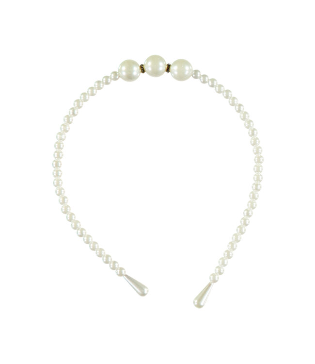 Le Chic Zomer diadeem meisjes Ivoor wit - Royal-A