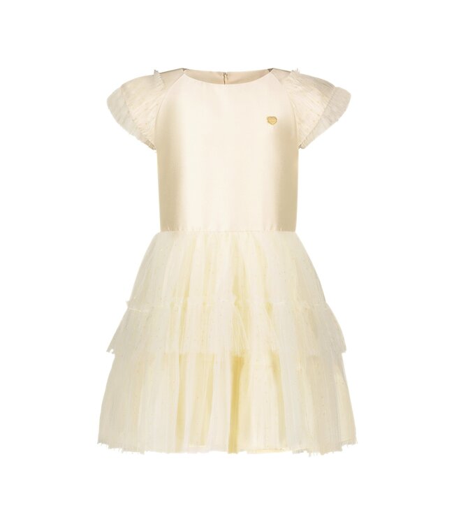 Le Chic Zomer jurk meisjes Goud - tule - Sosummer