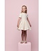 Le Chic Zomer jurk meisjes Off wit - damast   - Sochic