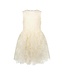 Le Chic Zomer jurk meisjes Off wit - tule bloemen - Symro