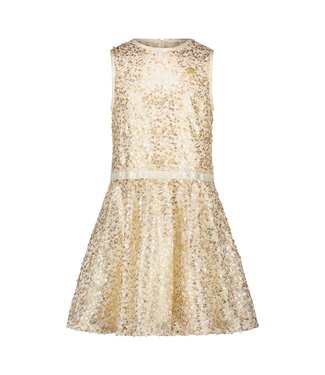 Le Chic Zomer jurk meisjes Goud - ombre-pailletten - Symphony