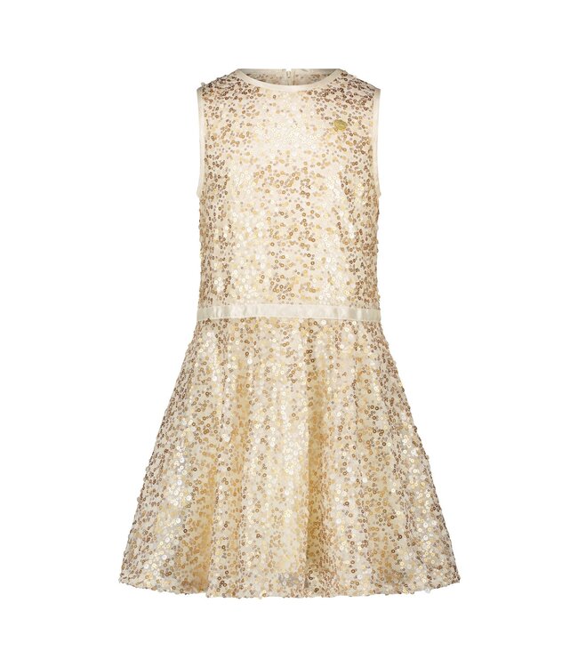Le Chic Zomer jurk meisjes Goud - ombre-pailletten - Symphony
