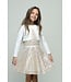 Le Chic Zomer jurk meisjes Goud - ombre-pailletten - Symphony