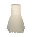 Le Chic Zomer jurk meisjes Off wit - damast & tule - Syppha