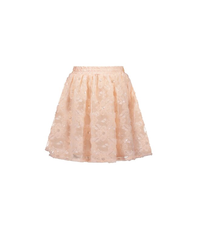 Le Chic Zomer rok meisjes Roze - tule bloemen - Twilight