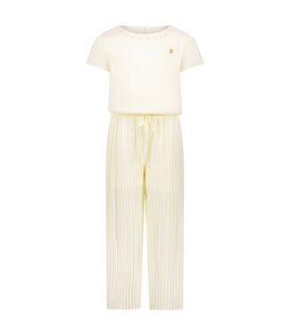 Le Chic Zomer jumpsuit meisjes Off wit - gerecycled voile - Daisy
