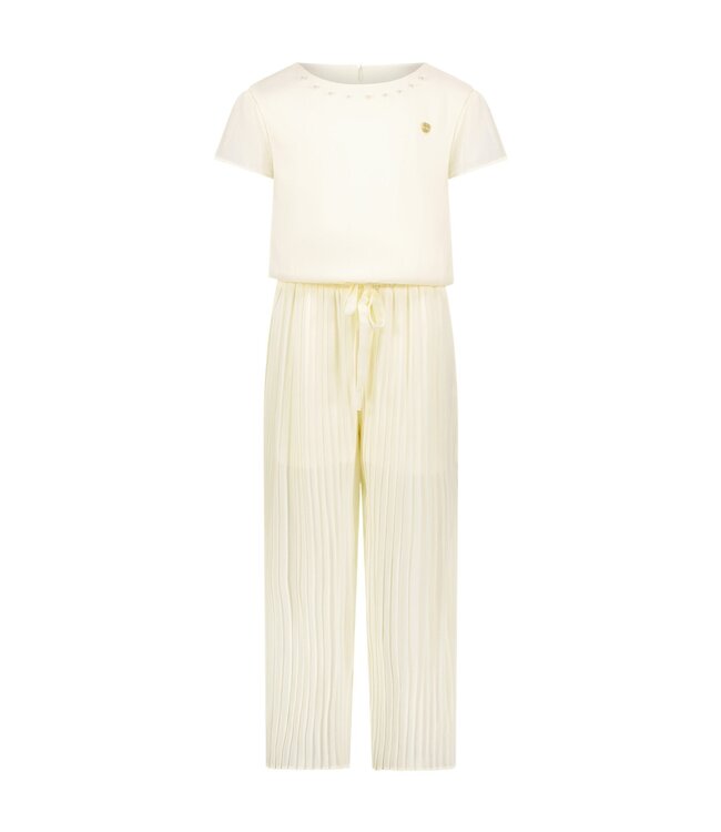 Le Chic Zomer jumpsuit meisjes Off wit - gerecycled voile - Daisy