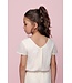 Le Chic Zomer jumpsuit meisjes Off wit - gerecycled voile - Daisy