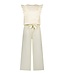 Le Chic Zomer jumpsuit meisjes Off wit - crushed satijn - Kyrola