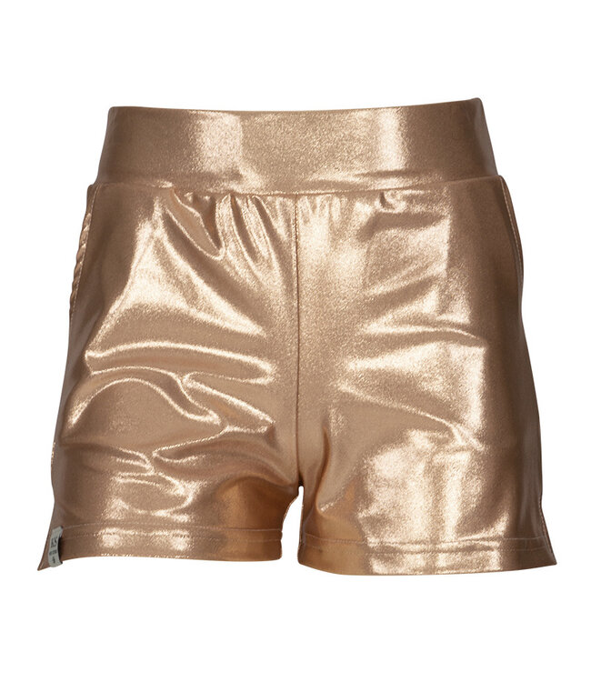KIEstone Zomer short meisjes - shiny perzik - Amalia