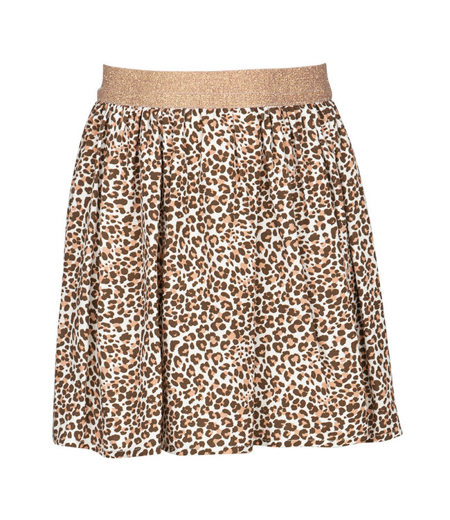 KIEstone Zomer rok meisjes - animal wit - Esmee