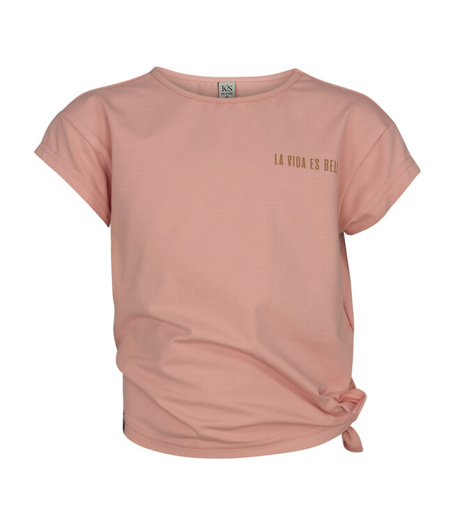 KIEstone Zomer top meisjes - perzik - Didi